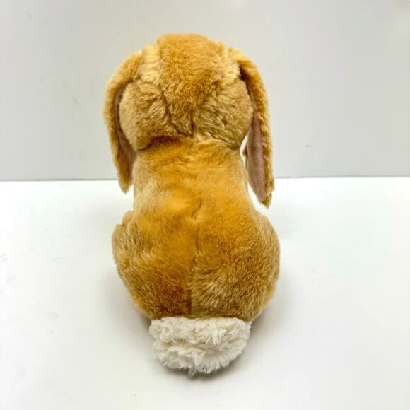 Miyoni by Aurora Tan White Lop Eared Rabbit Bunny 9" Plush Stuffy Stuffie - Picture 5 of 9
